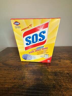 S.O.S Soap Filled Steel Wool Pads 10 Count